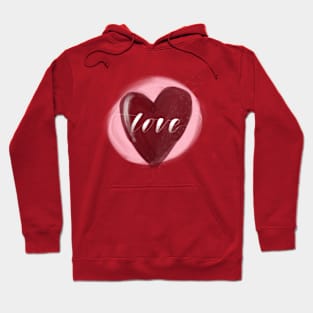 Heart Love design Hoodie
